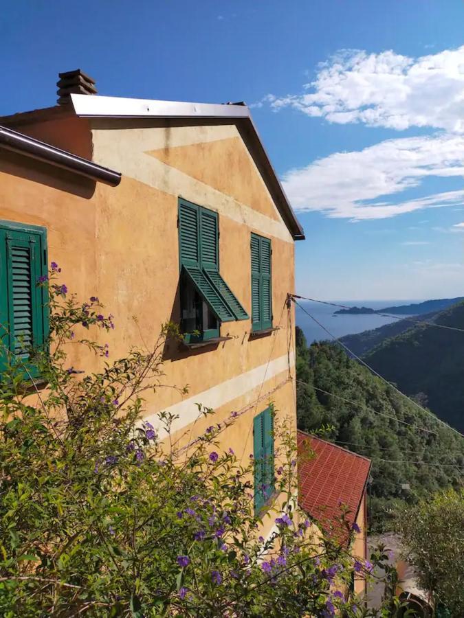 Cottage Con Vista Mare Zoagli Exteriér fotografie