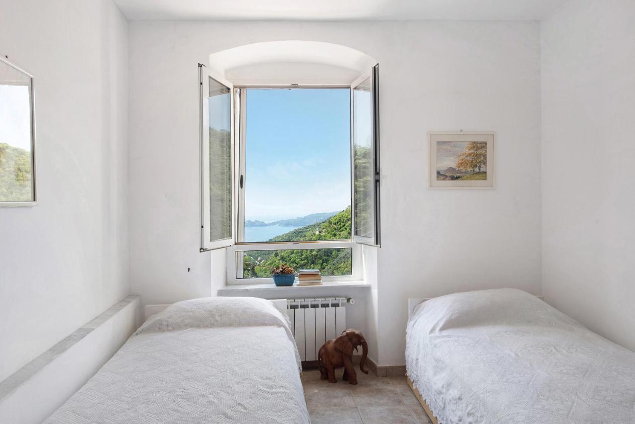 Cottage Con Vista Mare Zoagli Exteriér fotografie